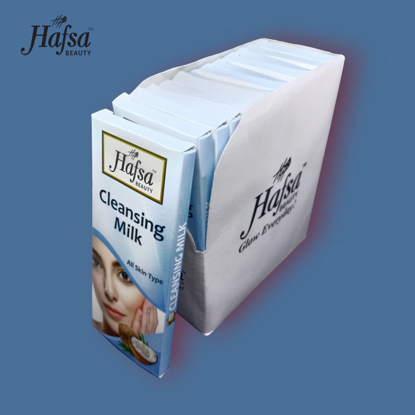 HAFSA BEAUTY CLEANSING MILK (Pack of 6) 25GM