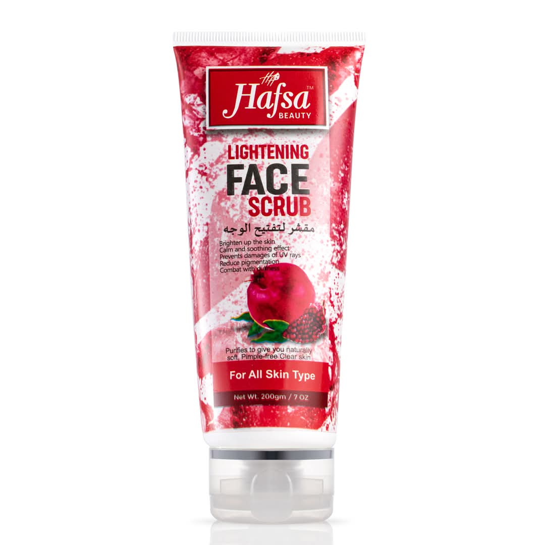 HAFSA BEAUTY LIGHTENING FACE SCRUB 200ML