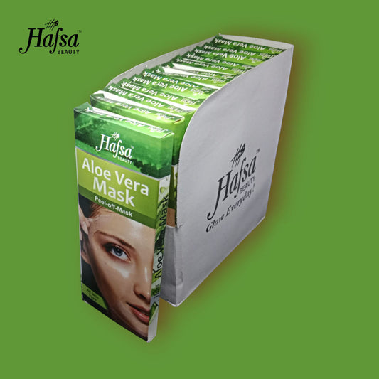 HAFSA BEAUTY ALOE VERA MASK (Pack of 6) 25GM