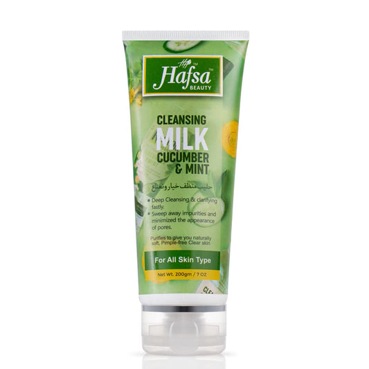 HAFSA BEAUTY CLEANSING MILK CUCUMBER&MINT 200ML