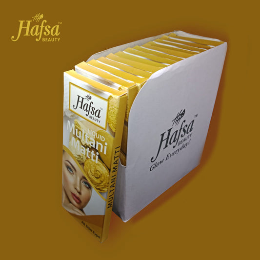 HAFSA BEAUTY LIQUID MULTANI MATTI (Pack of 6) 25GM
