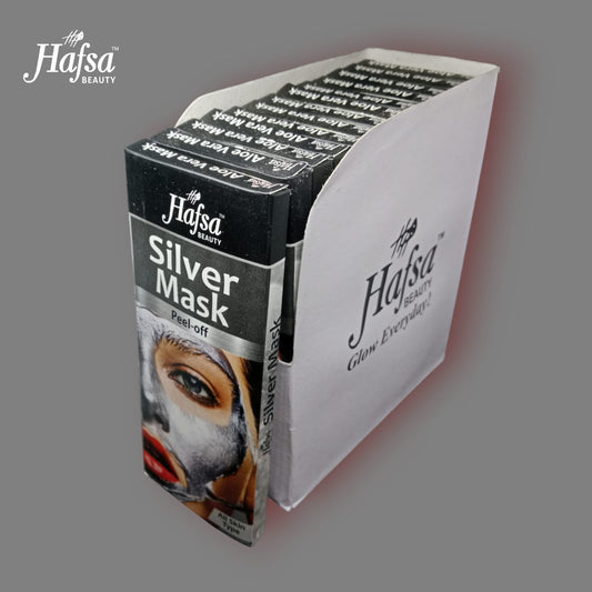 HAFSA BEAUTY SILVER MASK (Pack of 6) 25GM