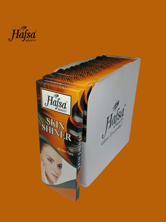 HAFSA BEAUTY SKIN SHINER (Pack of 6) 25GM