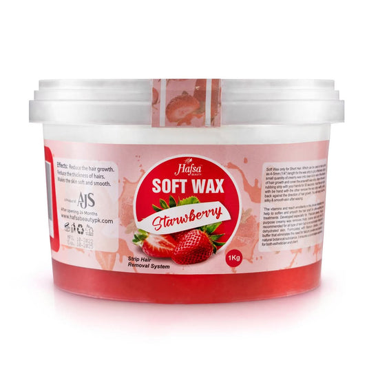 HAFSA BEAUTY SOFT WAX STRAWBERRY 1KG