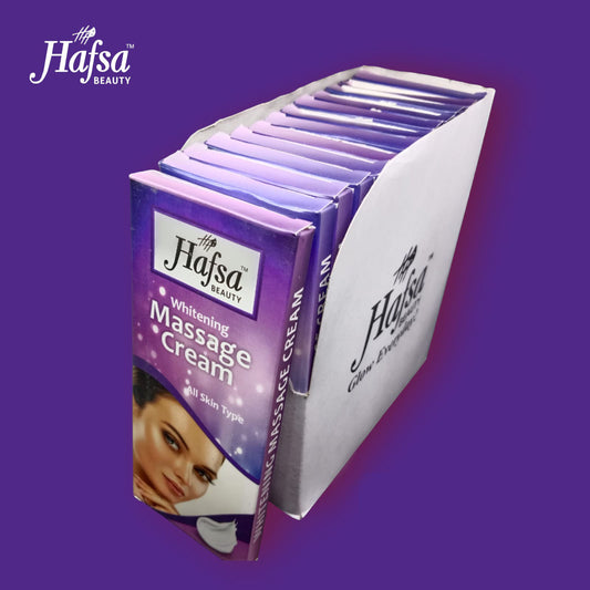 HAFSA BEAUTY MASSAGE CREAM (Pack of 6) 25GM