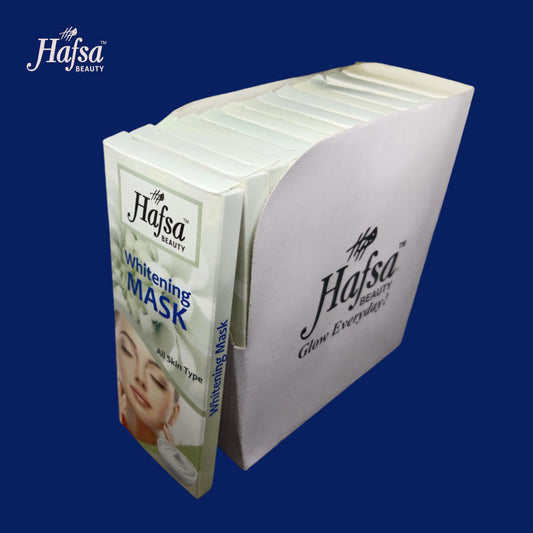 HAFSA BEAUTY WHITENING MASK (Pack of 6) 25GM